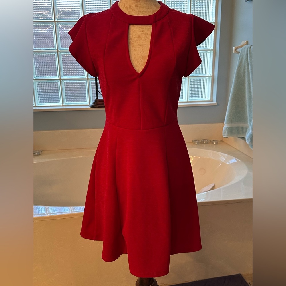 S - BCBGeneration Red Dress - Picture 1 of 15